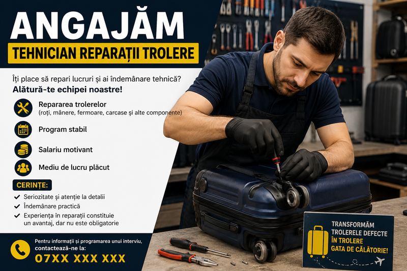 Tehnician reparatii trolere,